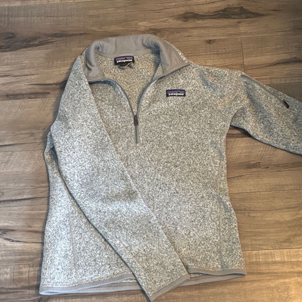 Patagonia Light Gray Fleece Jacket
